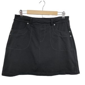 Athleta Skort Bettona 581198 Women Activewear Golf Tennis Dark Gray Skort L